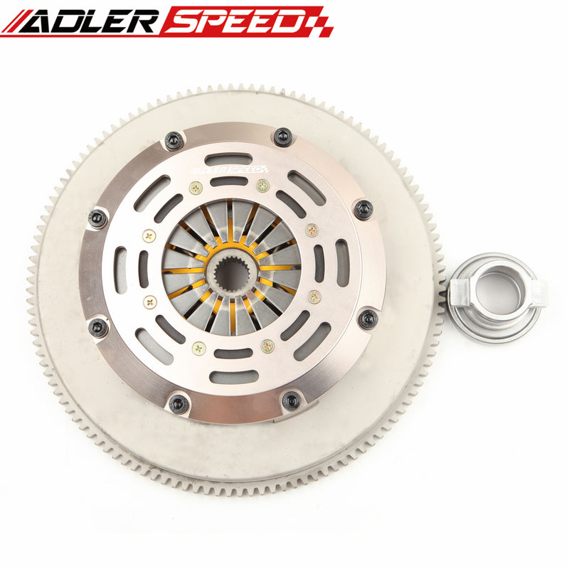 ADLERSPEED Sprung Clutch Twin Disc For Nissan Skyline RB20DET RB25DET 5-SPEED