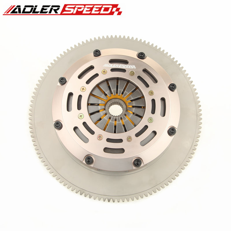 US SHIP ! ADLERSPEED Sprung Clutch Twin Disc Medium For HONDA CIVIC Si K20 K24 ACURA RSX