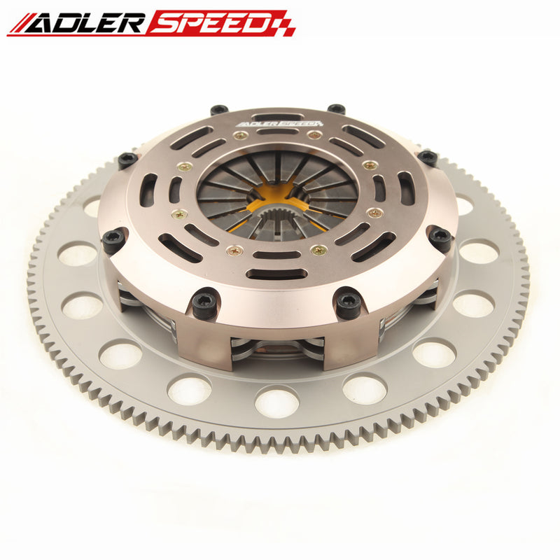 US SHIP ! ADLERSPEED Sprung Clutch Twin Disc Medium For HONDA CIVIC Si K20 K24 ACURA RSX