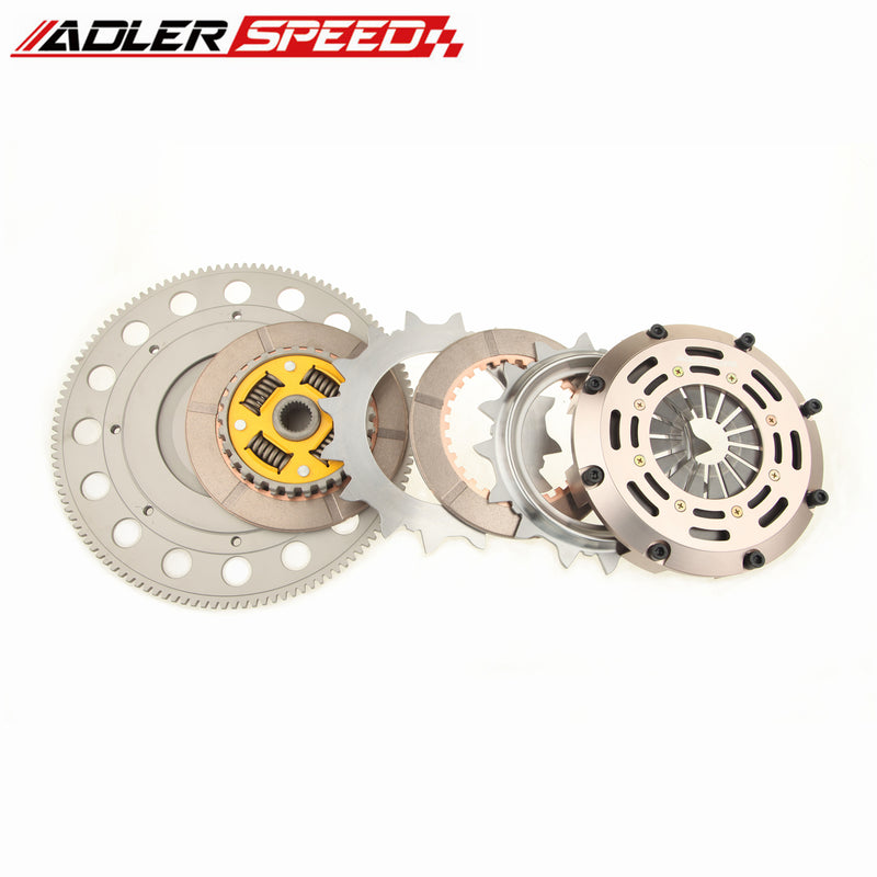 US SHIP ! ADLERSPEED Sprung Clutch Twin Disc Medium For HONDA CIVIC Si K20 K24 ACURA RSX